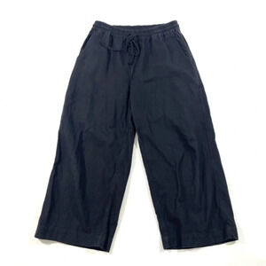 Evolverie Crop Sustainable Cotton Pants Black
